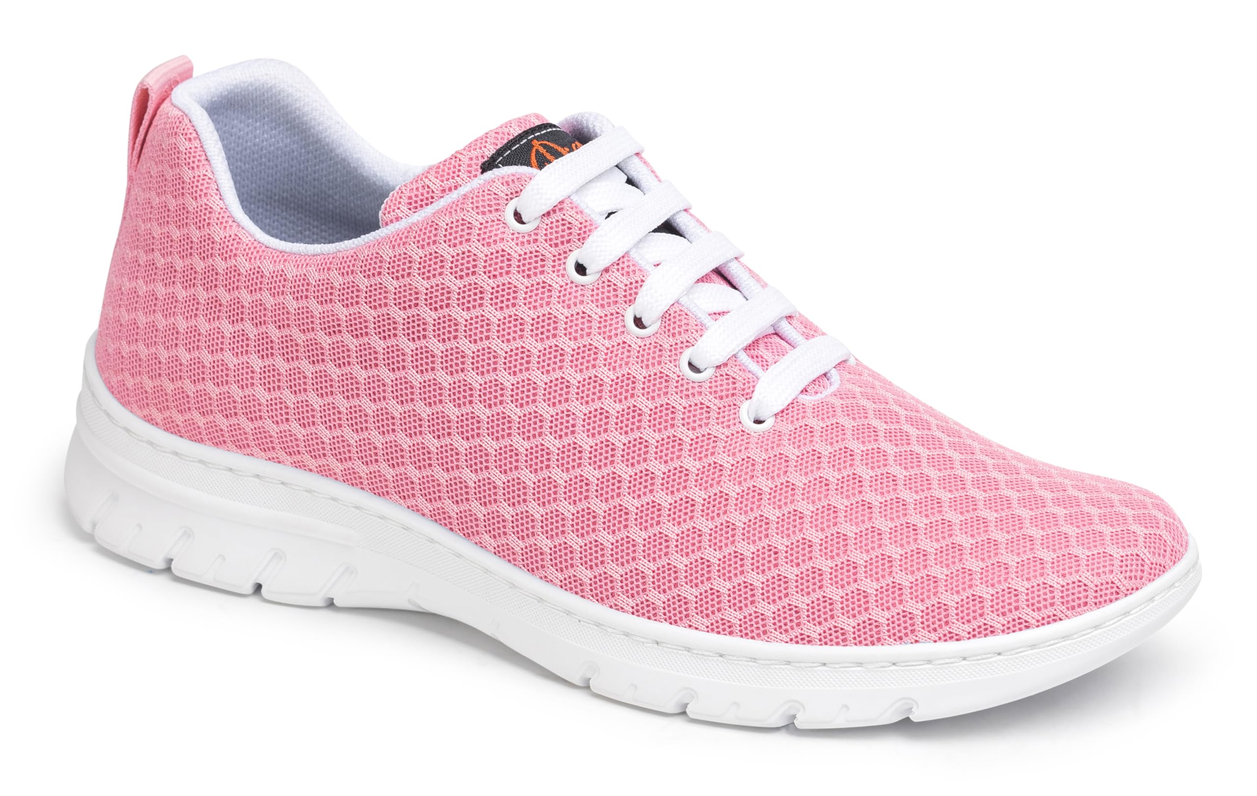 Dian Sneakersy robocze – ultralekkie, antybakteryjne, antypoślizgowe trenażer bezpieczeństwa, idealne dla szpitalów, pracowników zdrowia, kuchni i sprzątania, Calpe Rose 37
