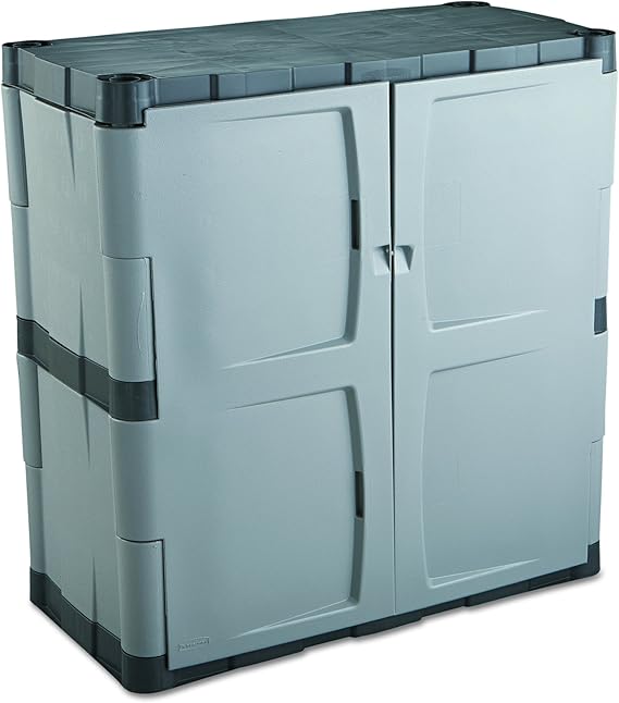 Rubbermaid Storage Small with Doors, Lockable Storage