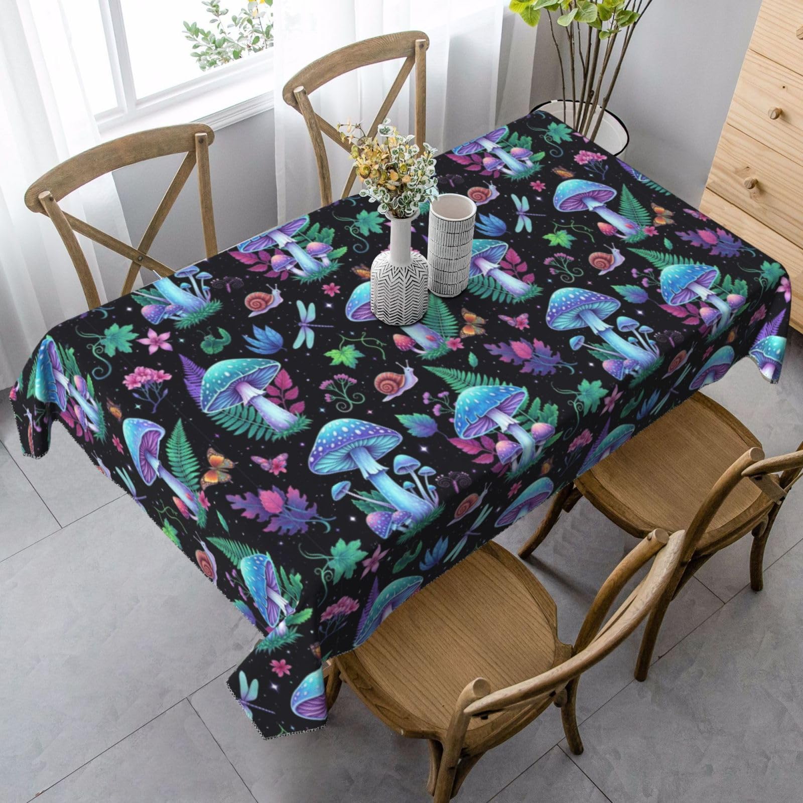 Nappe mystère de sorcière violette pour un pique-nique magique 137x183