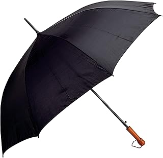 All-Weather Elite Series 60 inch Black Auto Open Golf Umbrella