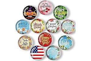 Celebrate Throughout the Year with Glass Seasonal Magnets
