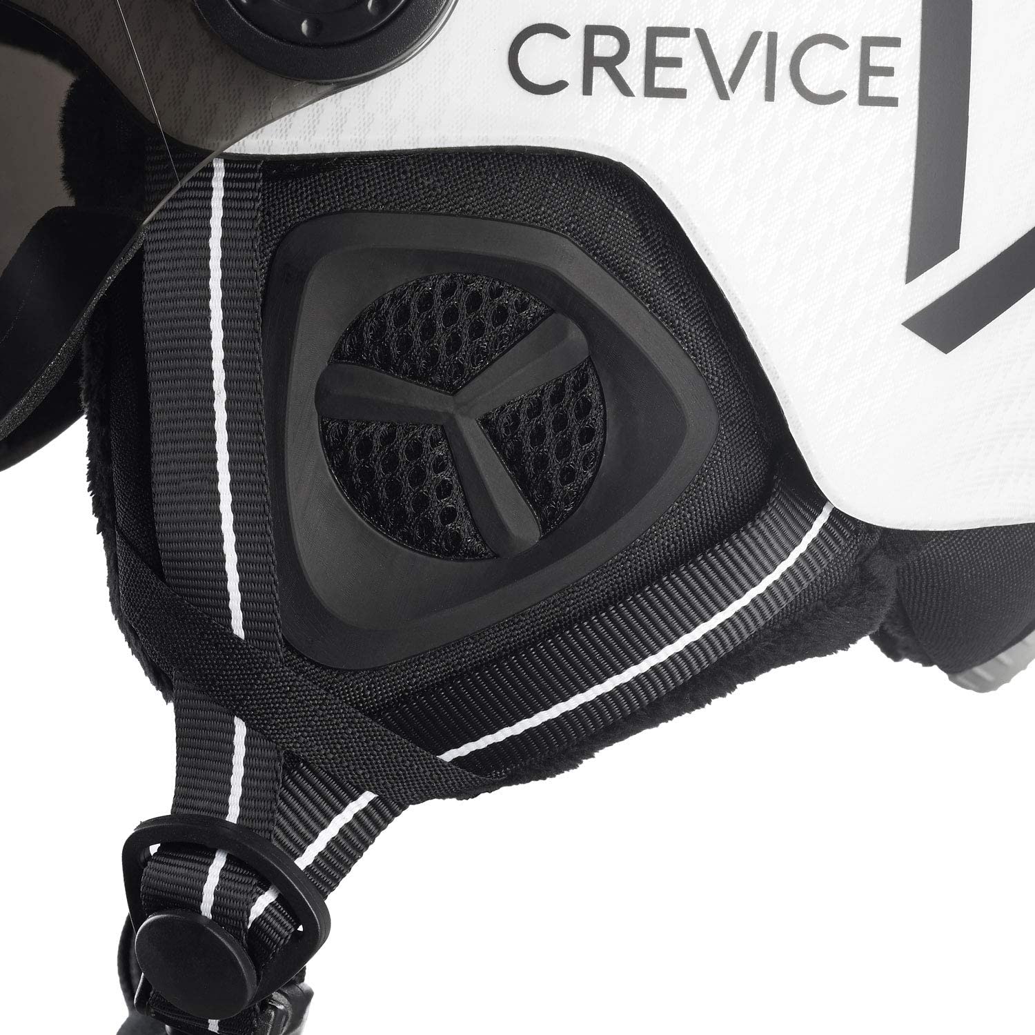 BLACK CREVICE Casco da sci Sölden I Casco da sci con visiera stile pilota in diversi colori I Casco da sci Uomo & Donna I Casco da snowboard unisex I Casco da sci traspirante I Regolabile