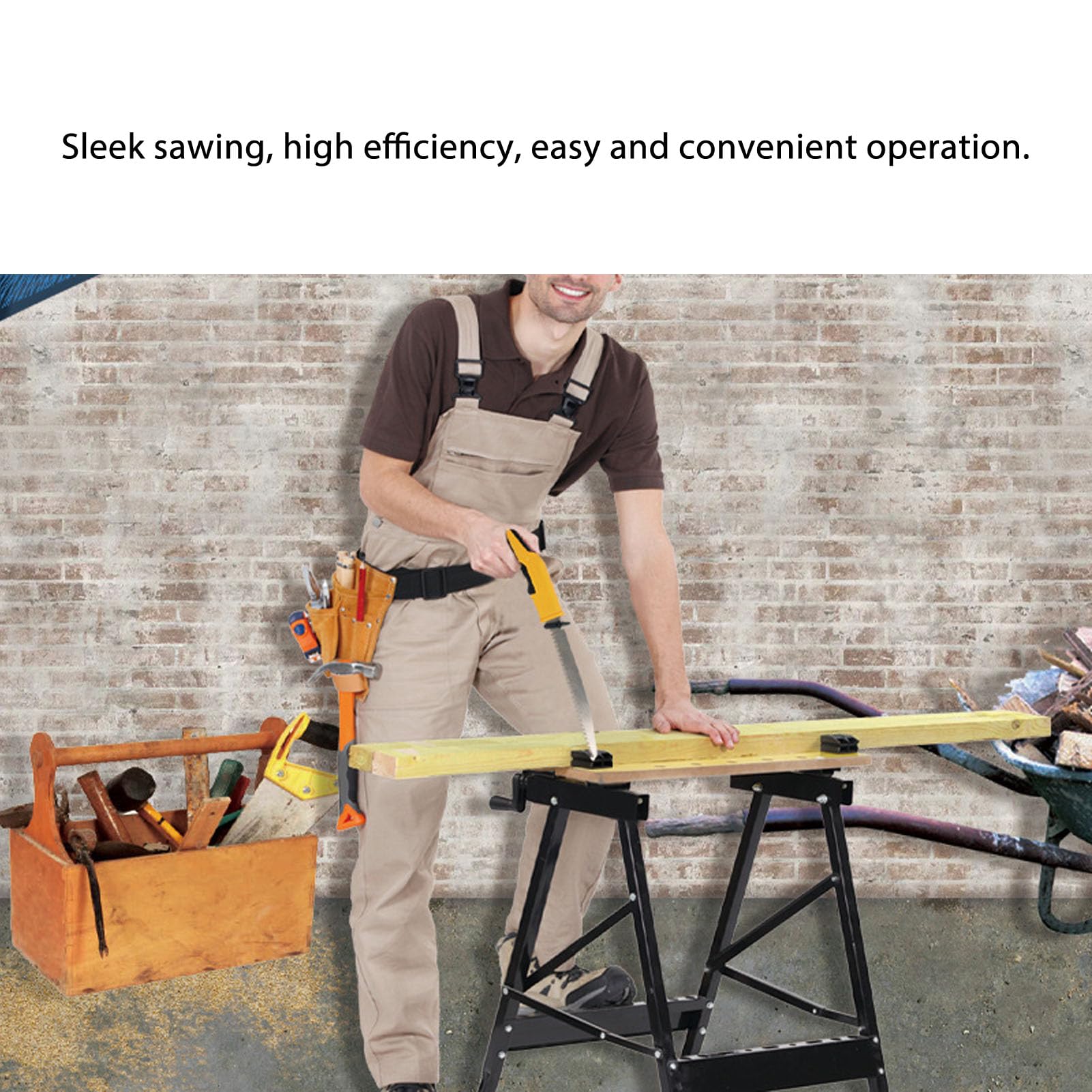 Sierra recíproca Sierra manual de hoja larga Acero duradero de alta velocidad Material ABS Corte preciso para madera Metal Aluminio Proyectos de bricolaje Uso profesional