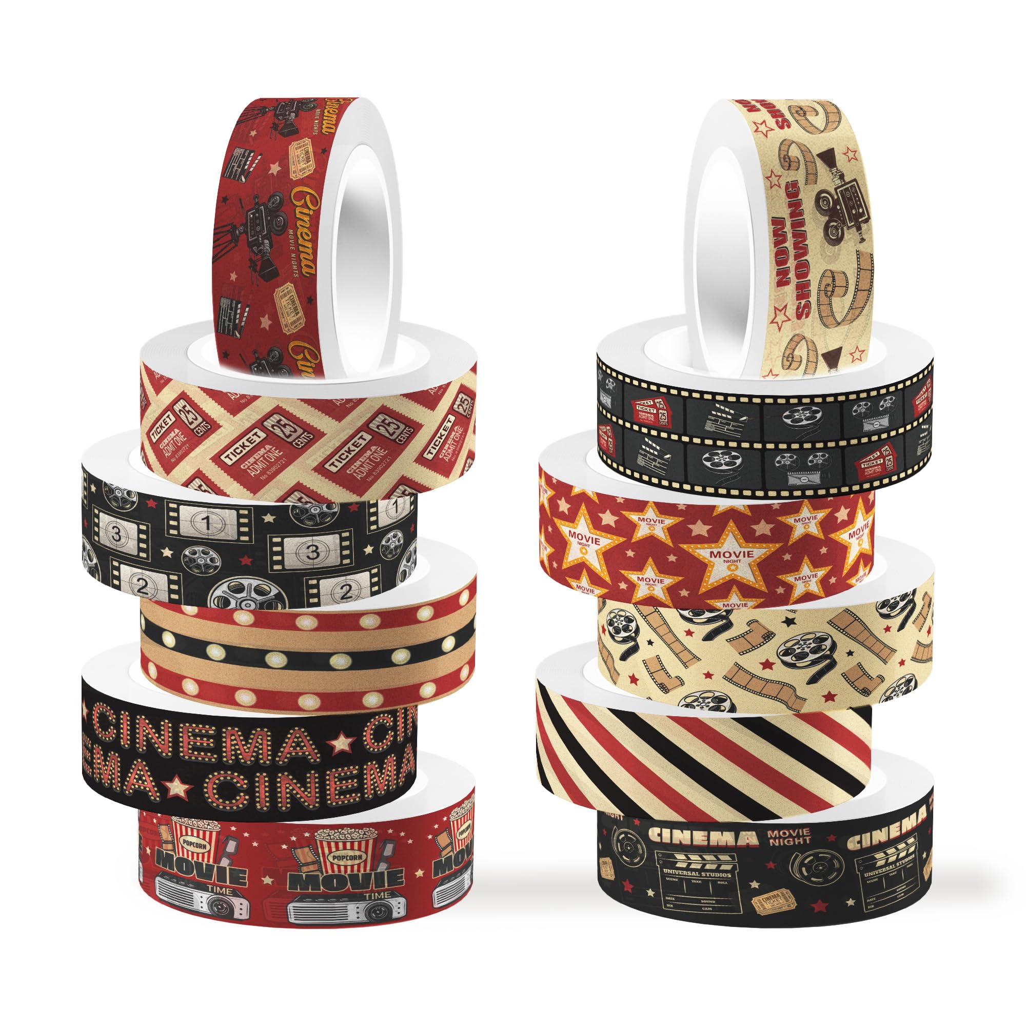 CC HOME 12 Rolle Film Festival Tape Set,Motivtape Film Dekor