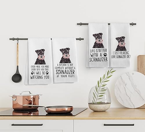 Vista 11 de Shih Tzu - Juego de 2 toallas de cocina para perro, juego de 2 paños de cocina y paños de cocina para perros Shih Tzu, decoración de perro Shih Tzu