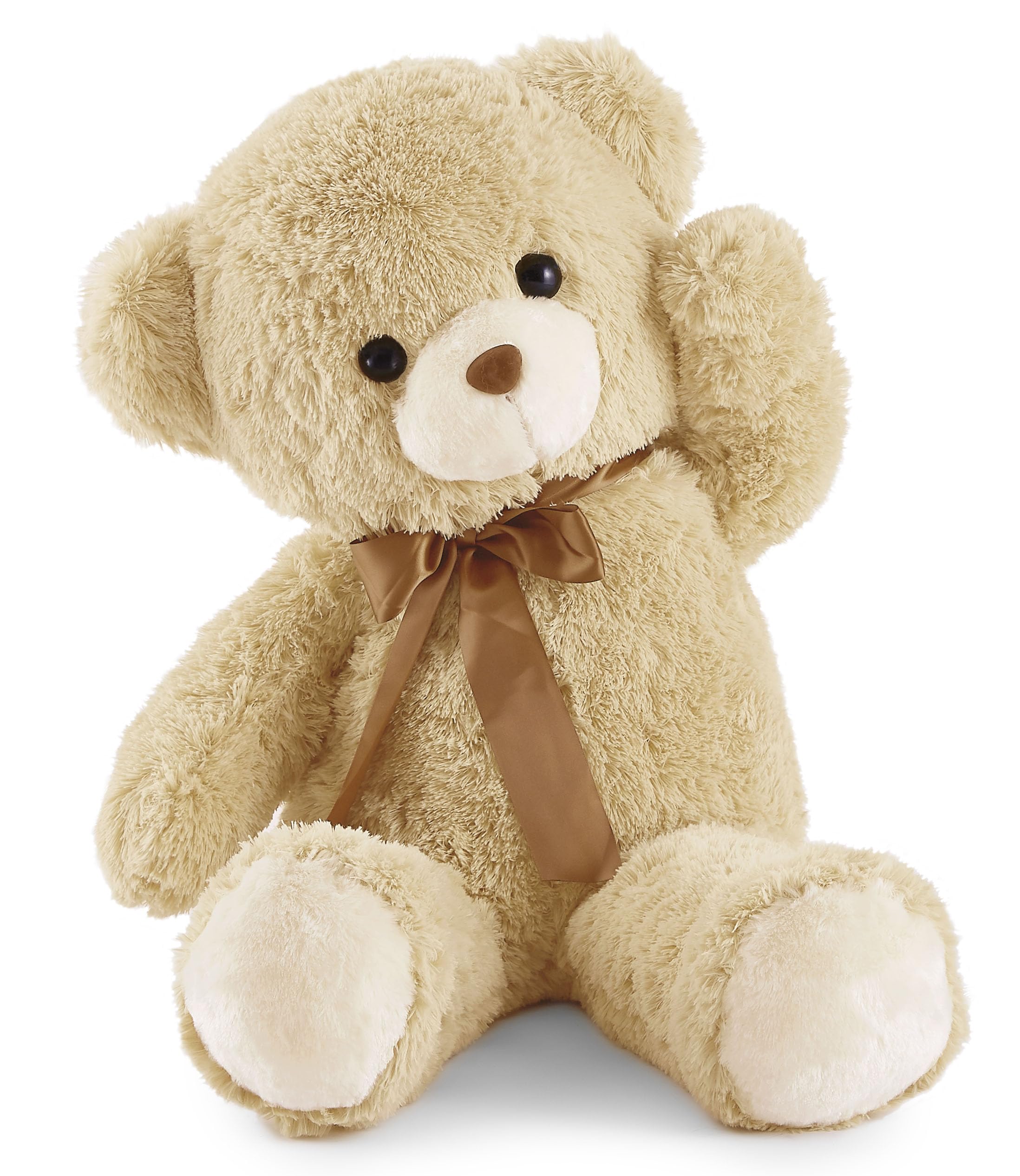 Big Teddy Bear Giant Teddy Bear Large Stuffed Animal Plush Soft Toy for Girlfriend Kids on Birthday (35 Inch Light Brown)