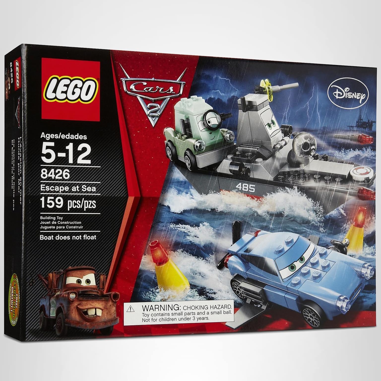Amazon.com: LEGO Cars Escape At Sea 8426 : Toys & Games