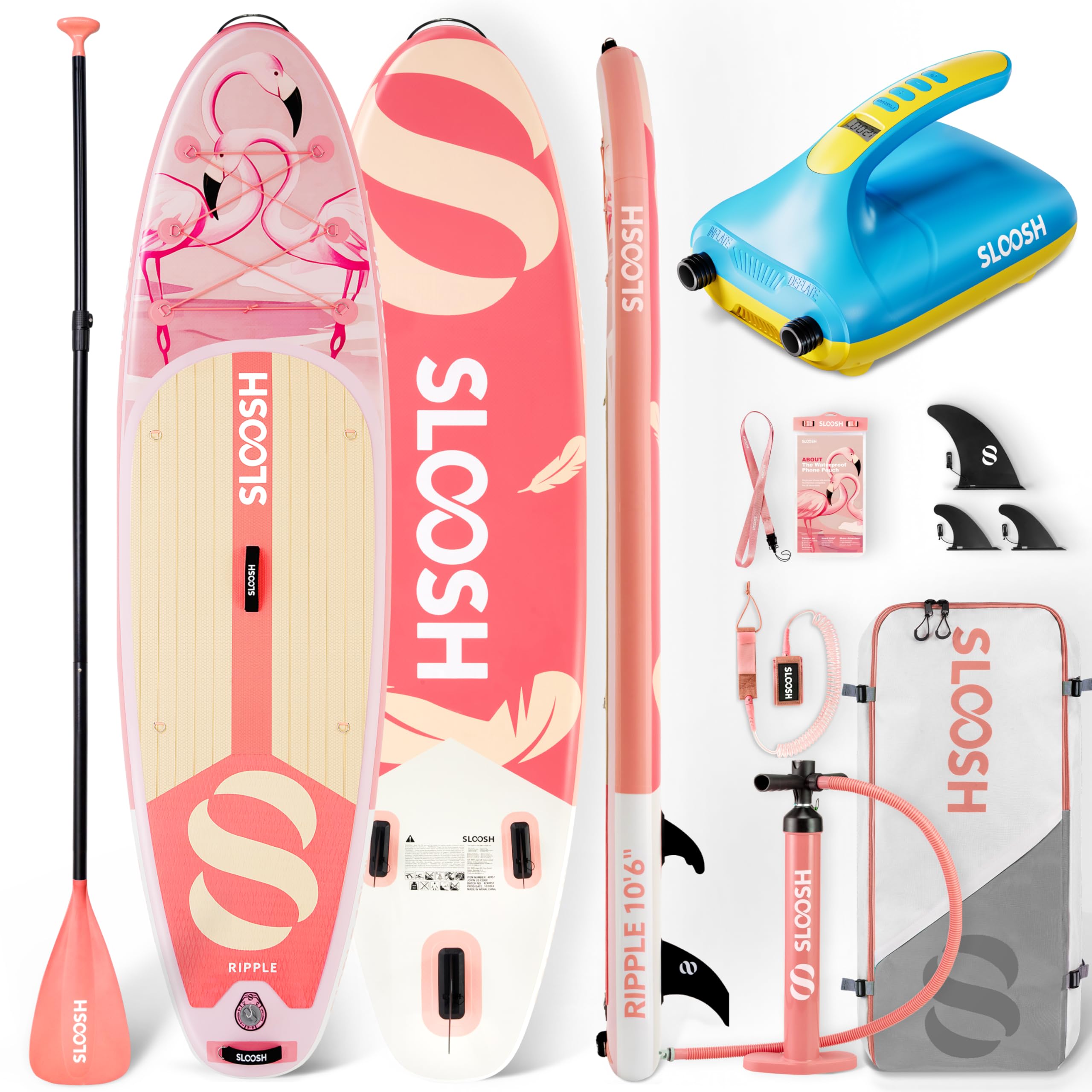SLOOSH 10'6" Inflatable SUP & Pump Bundle Buy SLOOSH 10'6" Inflatable SUP & Pump Bundle