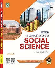 A Complete Book Of Social Science (Vol-Ii) For Class 10 (Examination 2020-2021): Vol. 2