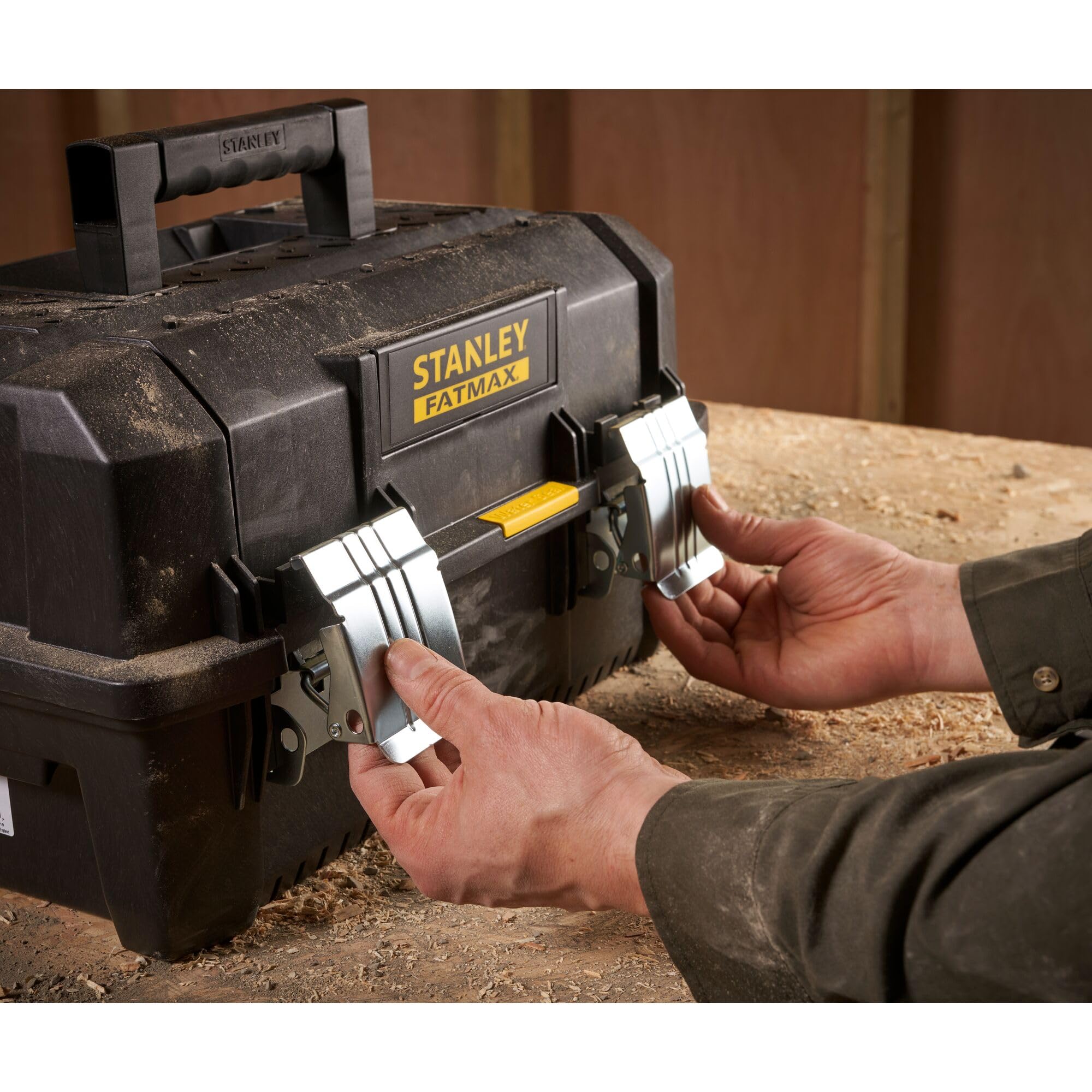 Stanley FMST1-71219 Fat Max Cassetta Porta Utensili, 18", Nero