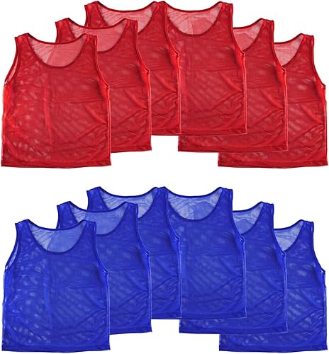 Camisetas de nylon Scrimmage para práctica de equipos Camisetas para niños para entrenar baloncesto fútbol voleyball 12 camisetas