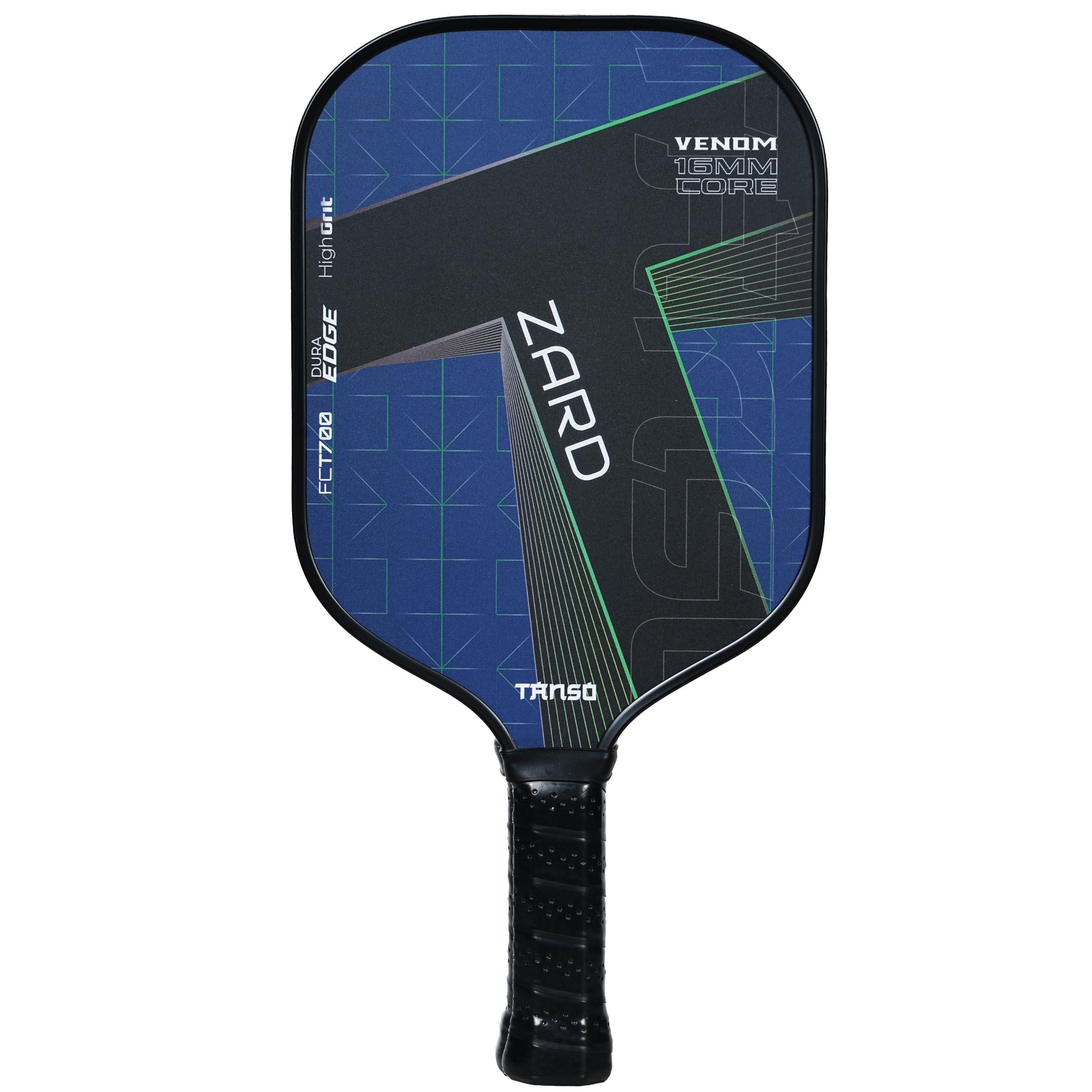 TANSO Zard Venom T700 Pickleball Paddle (Hight Grit Surface Carbon
