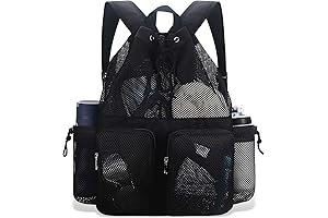 Mesh Swim Backpacks For Swimmers Kids, Women & Men
