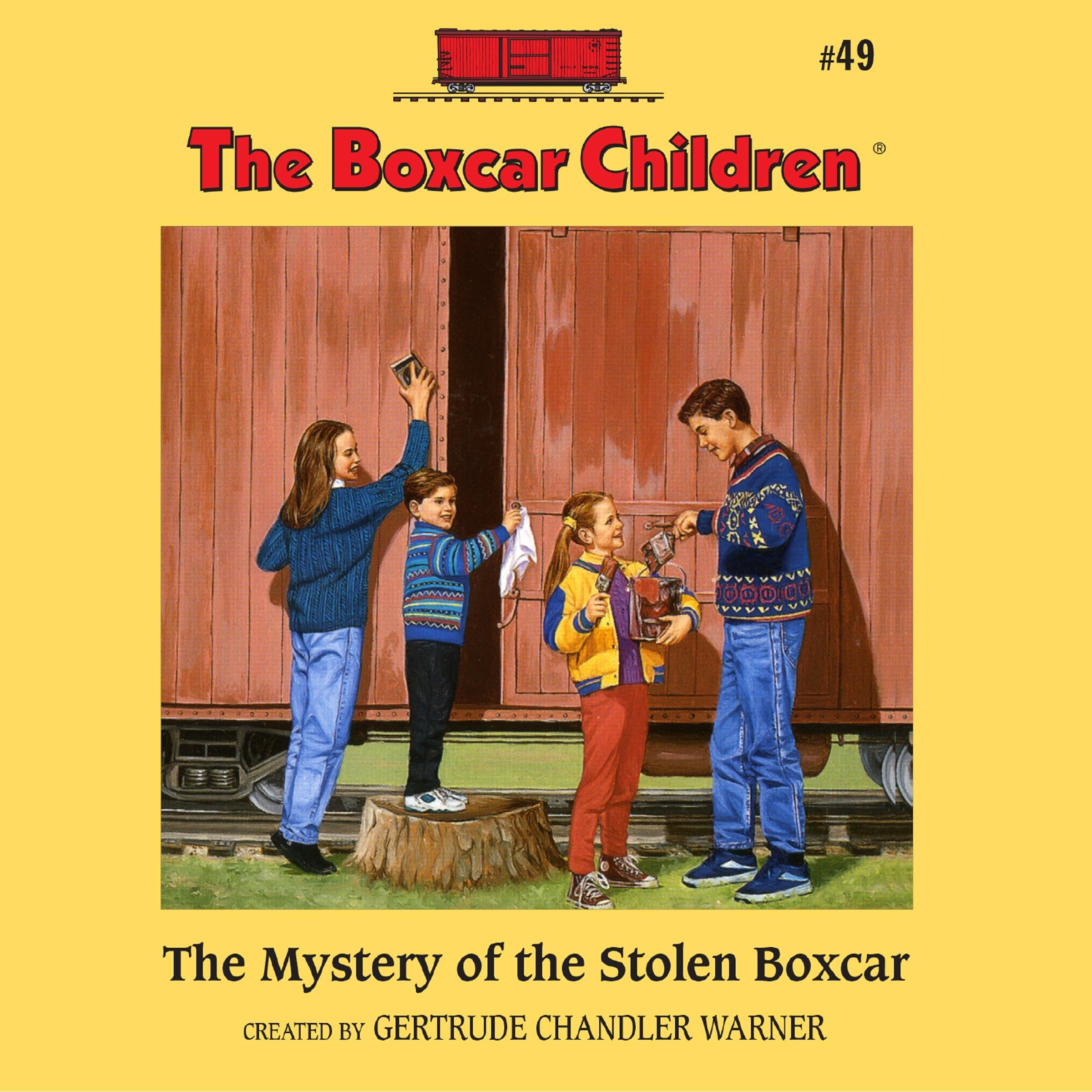 Cover art for The Mystery of the Stolen Boxcar