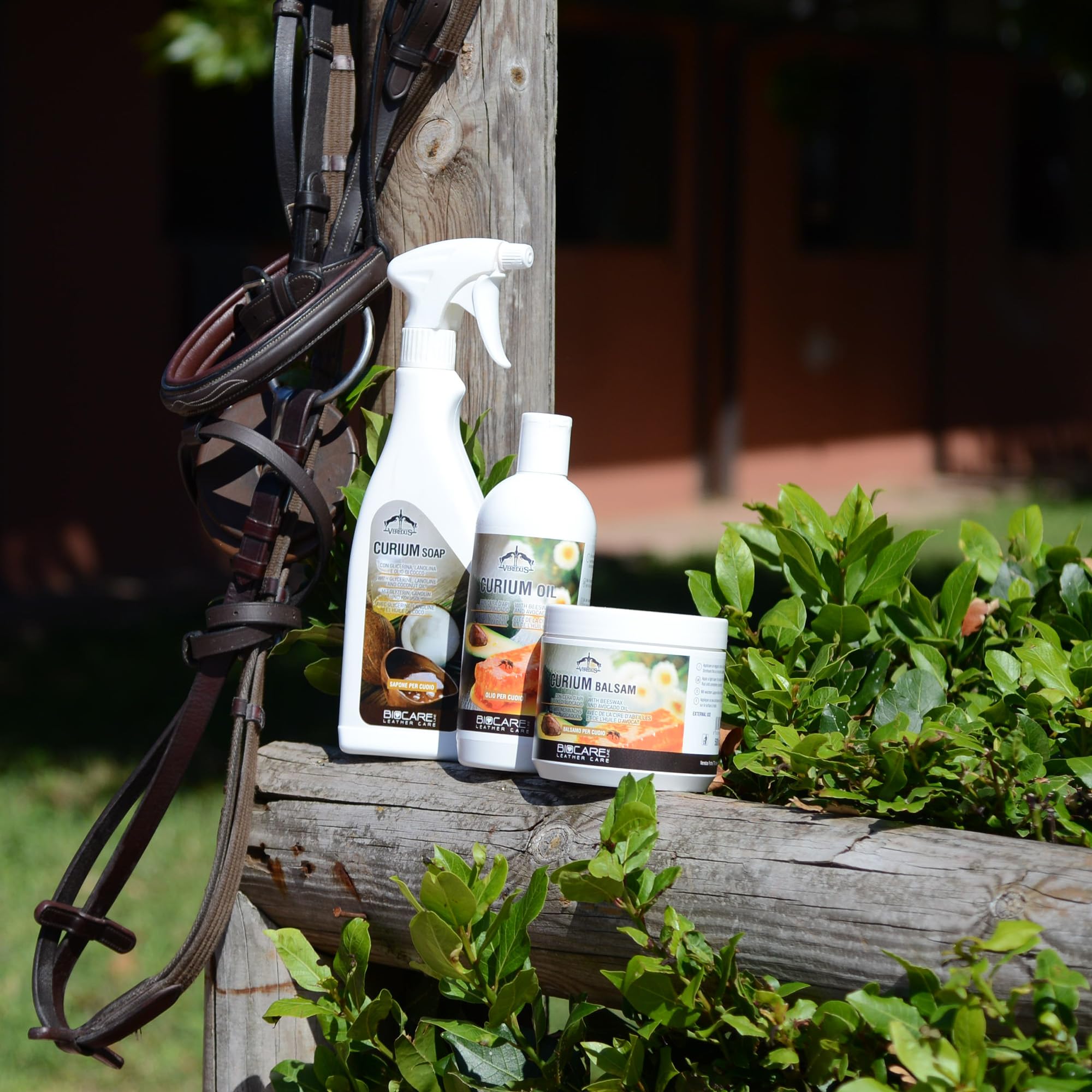 Veredus Curium Balsam para cuero con cera de abeja y aguacate