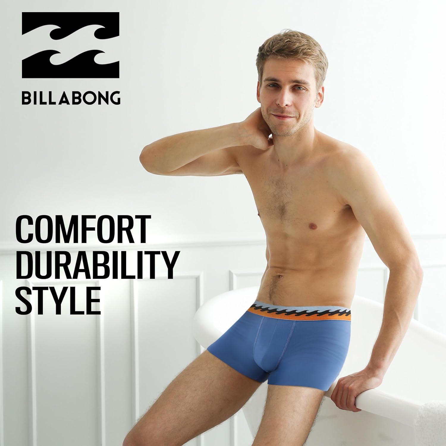 Billabong Mens Underwear 4 Pack Nylon Performance Boxer Briefs for Men - Image 3