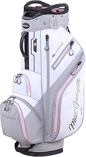 MacGregor - Borsa da golf da donna, impermeabile, modello MACTEC 15, taglia unica, colore: Bianco/Orchidea