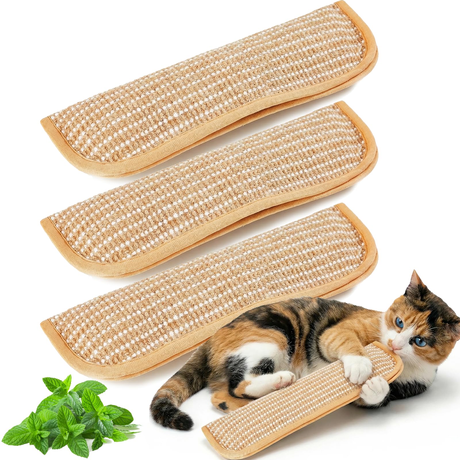Photo 1 of Catnip Pillows for Indoor Cats, 3Pcs Sisal Scratcher Toy