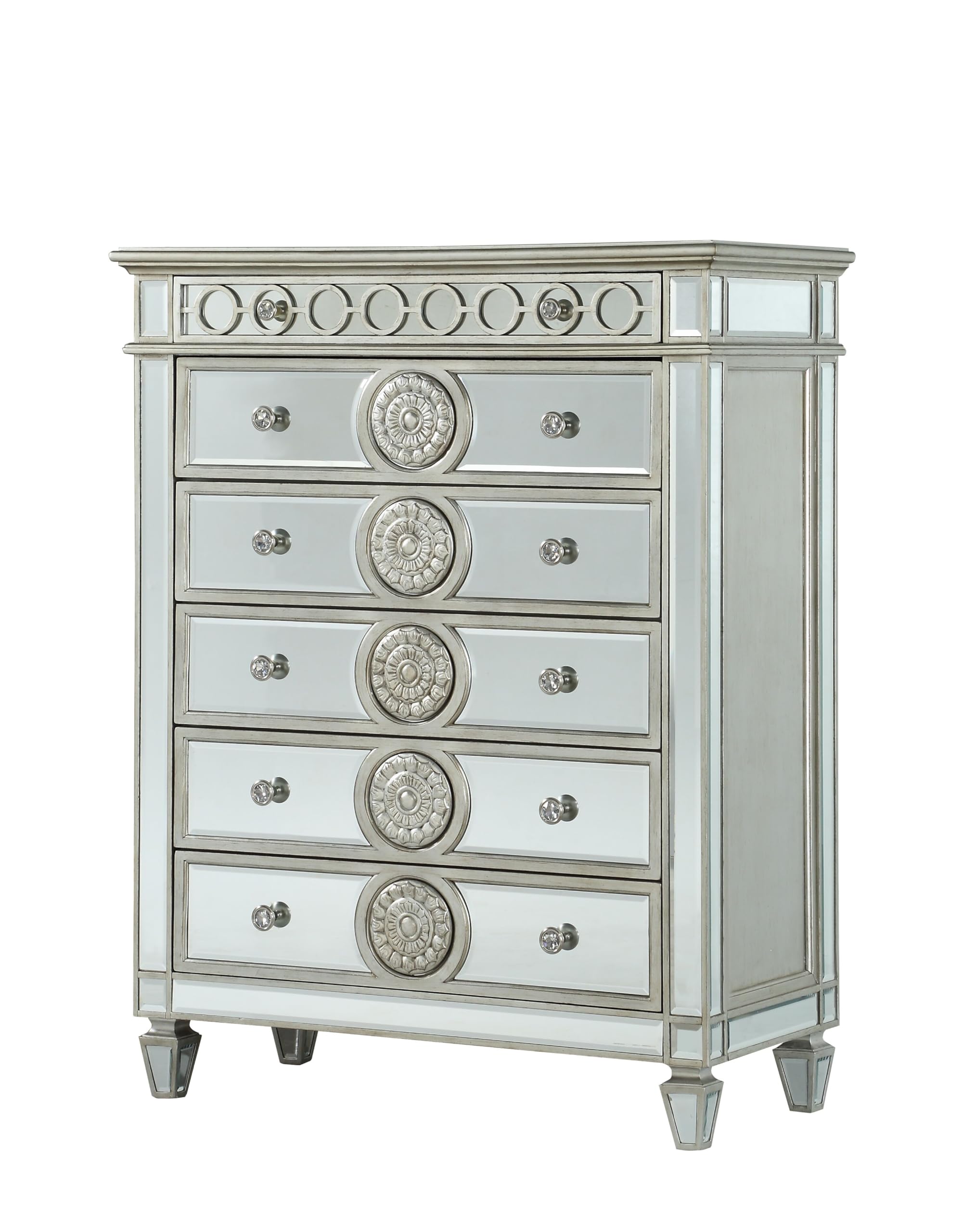 Amazon.com: Acme Varian Chest in Mirrrored : Home & Kitchen