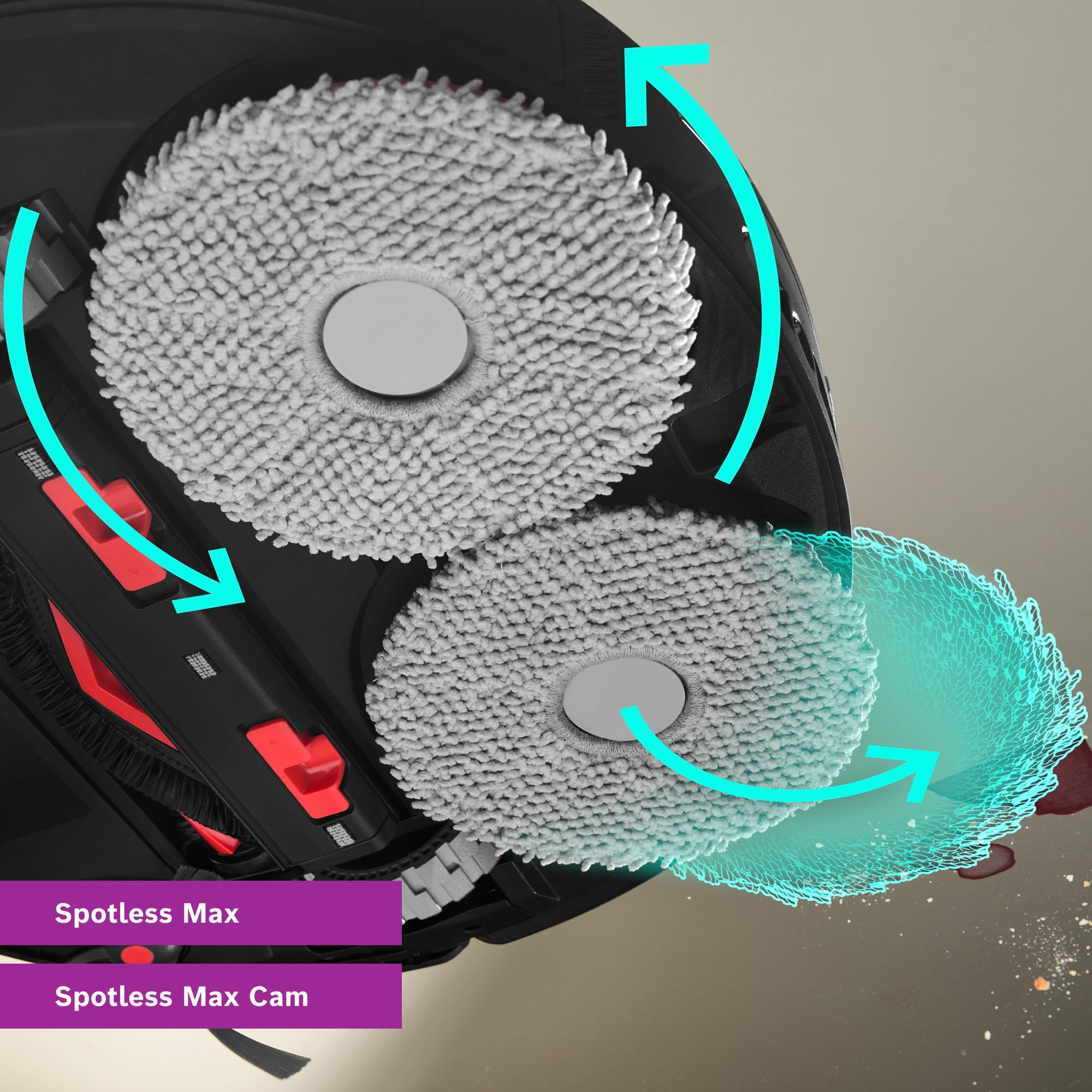 2 Spazzole Laterali Bosch Per Robot Spotless – Rimuovibili, Pulizia Bordi E Angoli, Compatibili Con Tutti I Modelli Spotless, Sostituzione Consigliata Ogni 6-12 Mesi