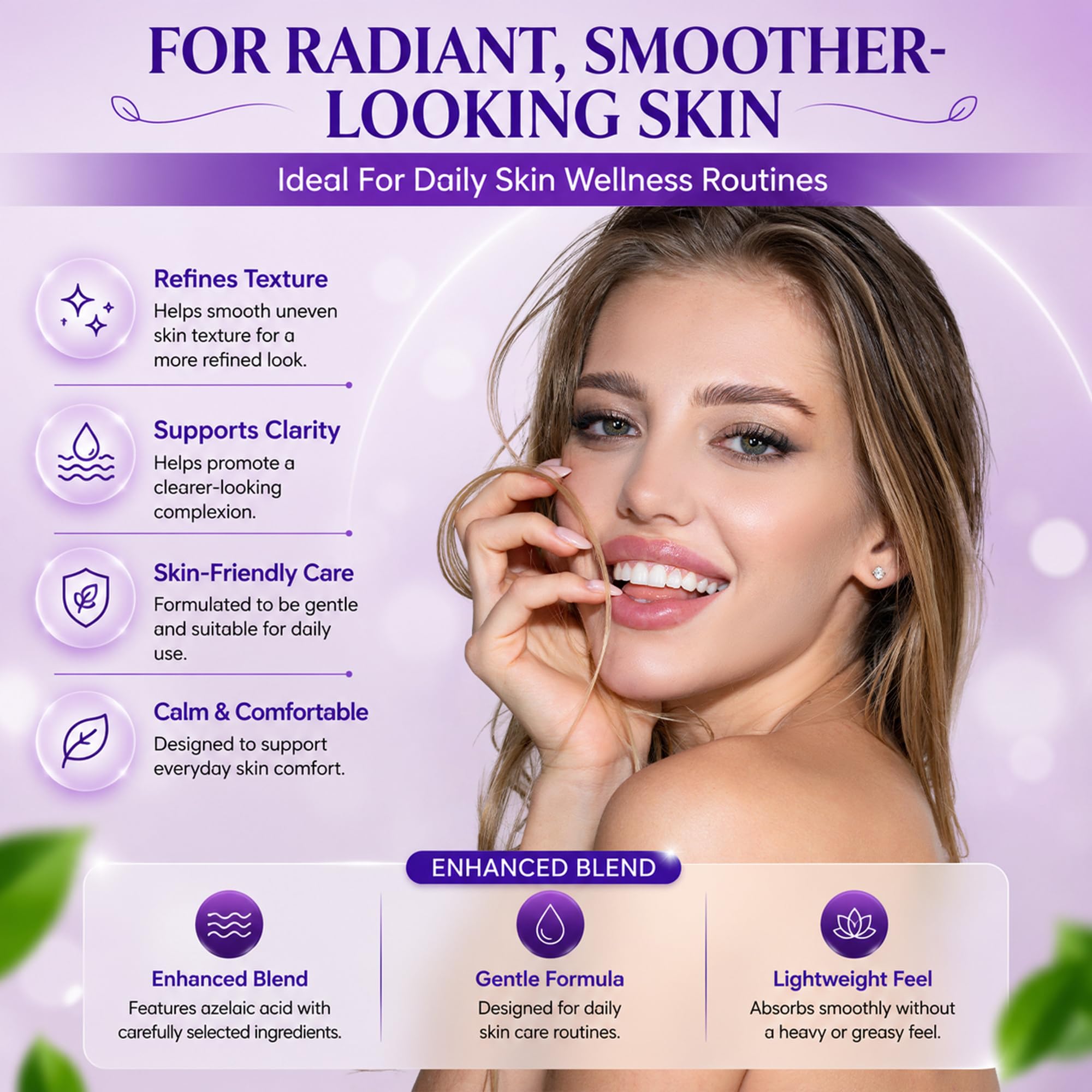 AOBBIY Azelaic Acid Cream for Face, Facial Moisturizer for Smoother-Looking Skin, 1 oz, 2 Pack : Beauty & Personal Care