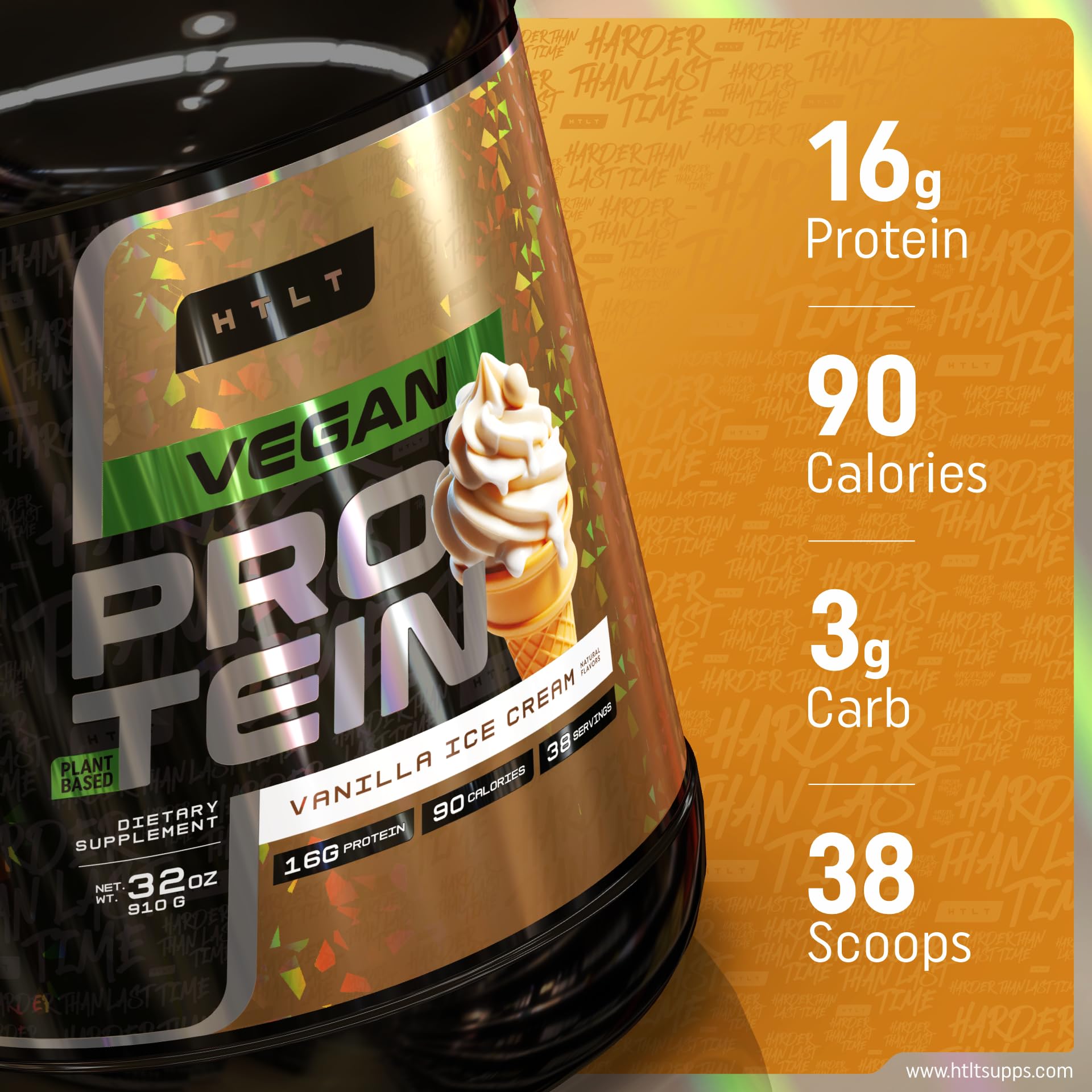 HTLT Supplements Vegan Protein, Muscle Recovery, Vanilla Ice Cream — Amazon image 4