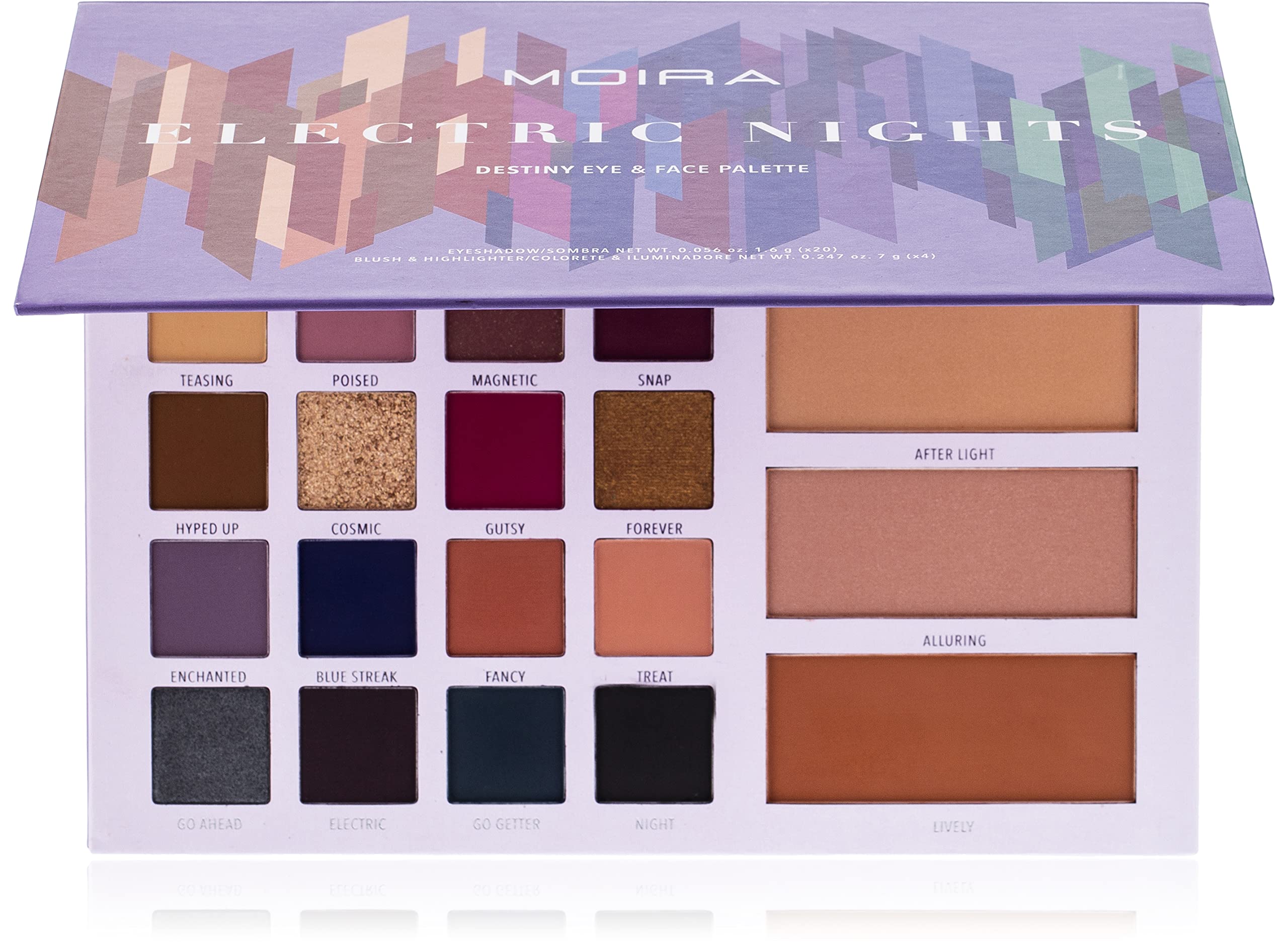 MoiraDestiny Eyeshadow Palette, Electric Nights Eye & Face Dep005