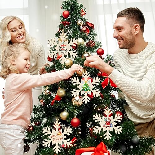 Miniatura 57 de Trébol de madera de gran tamaño de 7 pulgadas, adornos para el día de San Patricio para pintar, tréboles de madera en blanco en blanco, sin