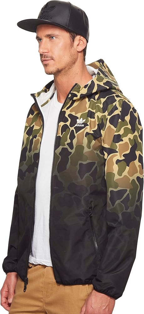 Adidas Originals Camo Windbreaker Multicolor 1 SM at Amazon