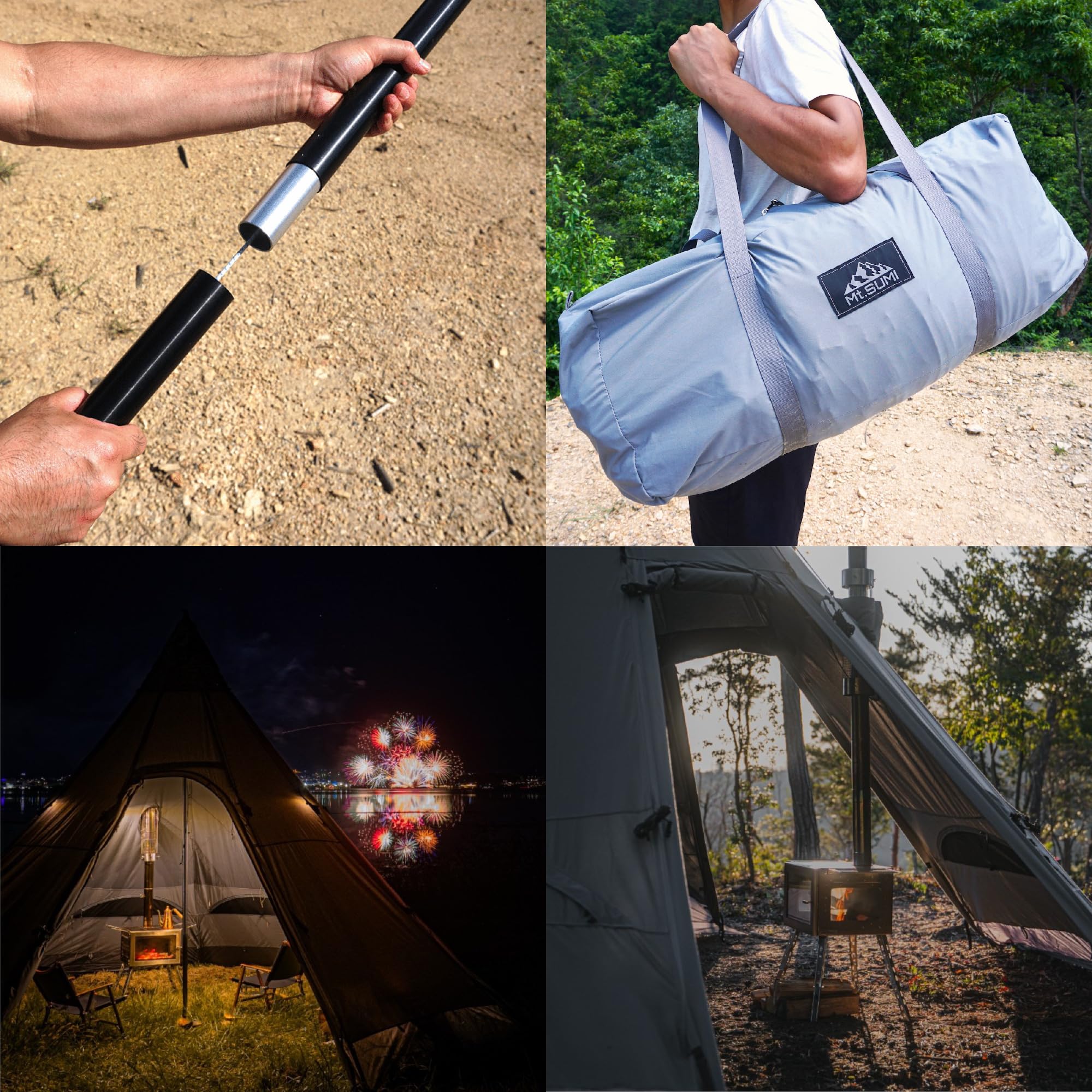 Mt.SUMI マウントスミ　ストーブテント　ノナ TC キャンプ　薪ストーブ ストーブテント ノナ T/C / StoveTent Nona T/C