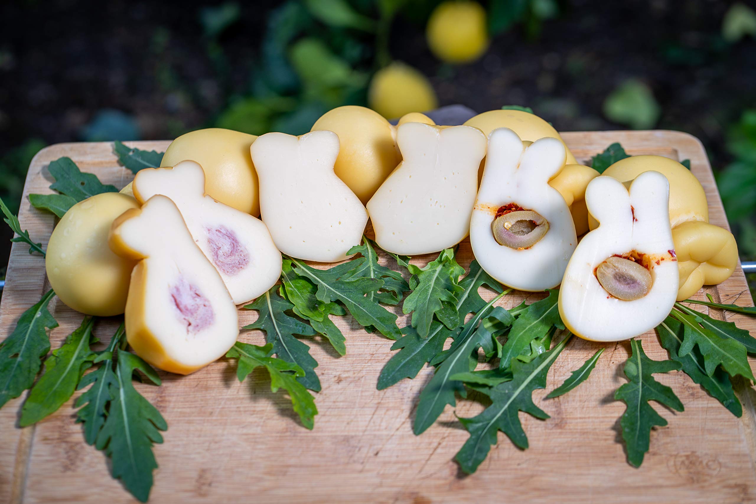 Formaggio Pasta Filata Diavoletto Prodotto In Penisola Sorrentina Conf. da 1 Kg. 6 Pz (Misto)