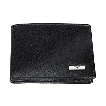 URBAN FOREST Fred Aniline Black Leather Wallet for Men - image, photos