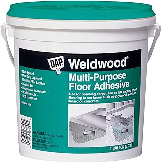 DAP 142 00142 Weldwood Multi-Purpose Floor Adhesive, Gallon, White - coolthings.us