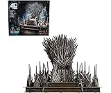 4D Build, Game of Thrones Iron Throne 3D Model Kit, GOT Collectibles & Desk Décor, Adult Puzzles for Fantasy Book GOT Fans, 3D Puzzles for Adults & Teens, 219 Pieces, for Ages 12 & Up