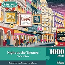 Falcon Night at the Theatre - 1000 Piece Jigsaw Puzzle for Adults - 1000Pc Adult Puzzles - Beautifully Illustrated Large Jigsaws & Fun Activity for Home, Rainy Days, Birthday Jumbo