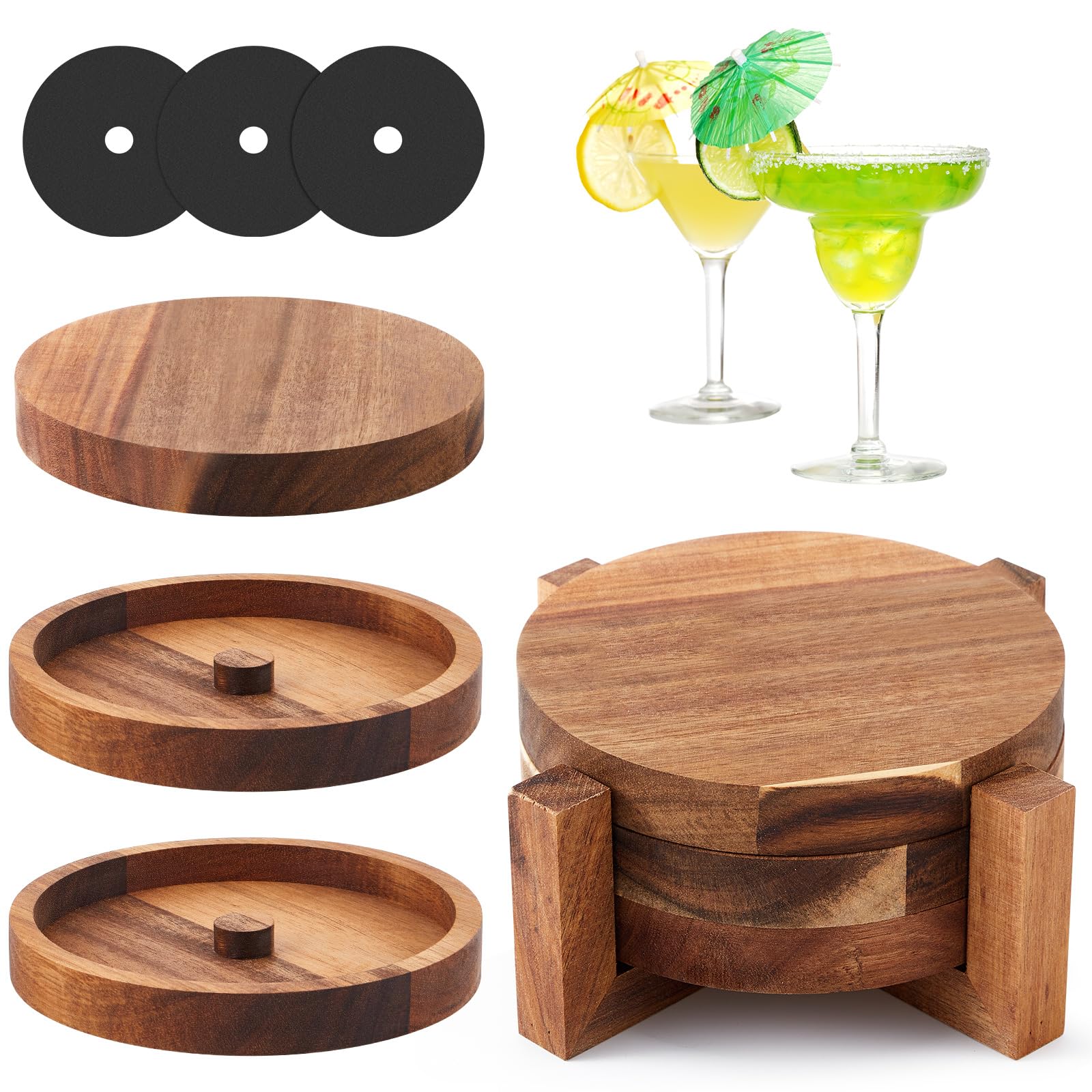Photo 1 of Mifoci Acacia Wood Margarita Salt Rimmer