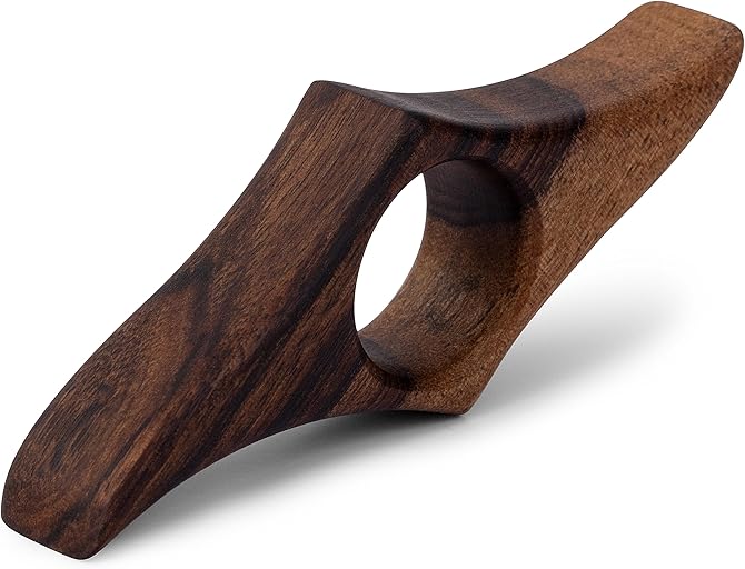 TILISMA Book Page Holder – Handmade Natural Walnut Thumb Bookmark - Novel Reading Accessories Gifts for Readers, Book Lovers Gifts, Bookworm Gift, Literary Gift - Reading Accessories (Small - 0.78")