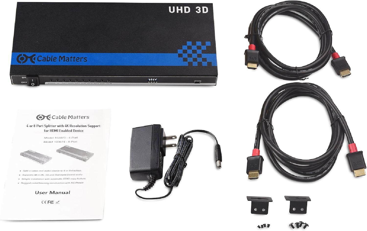 Crаzу Clеаrаnсе Cable Matters 8 Port 4K HDMI Splitter 4K Resolution Ready Uр Tо 40% оƒƒ Cable Matters 8 Port 4K HDMI Splitter 4K Resolution Ready