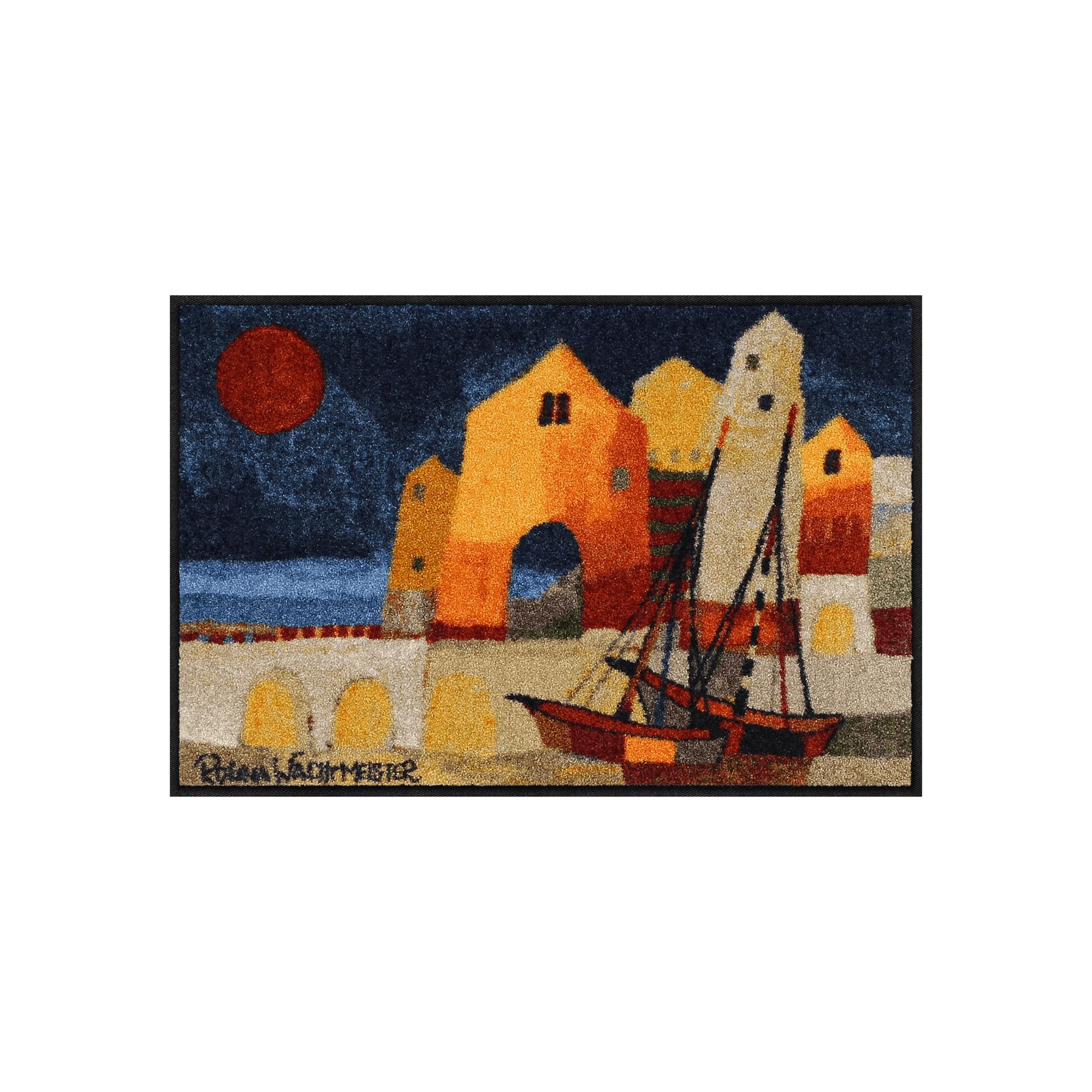 Rosina Wachtmeister Paillasson lavable 50 x 75 cm Sunset Glow