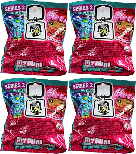 Toptoys2u Bargain Bundles My Mini MixieQs Series 2 - Paquete de 4 figuras y caja de moda