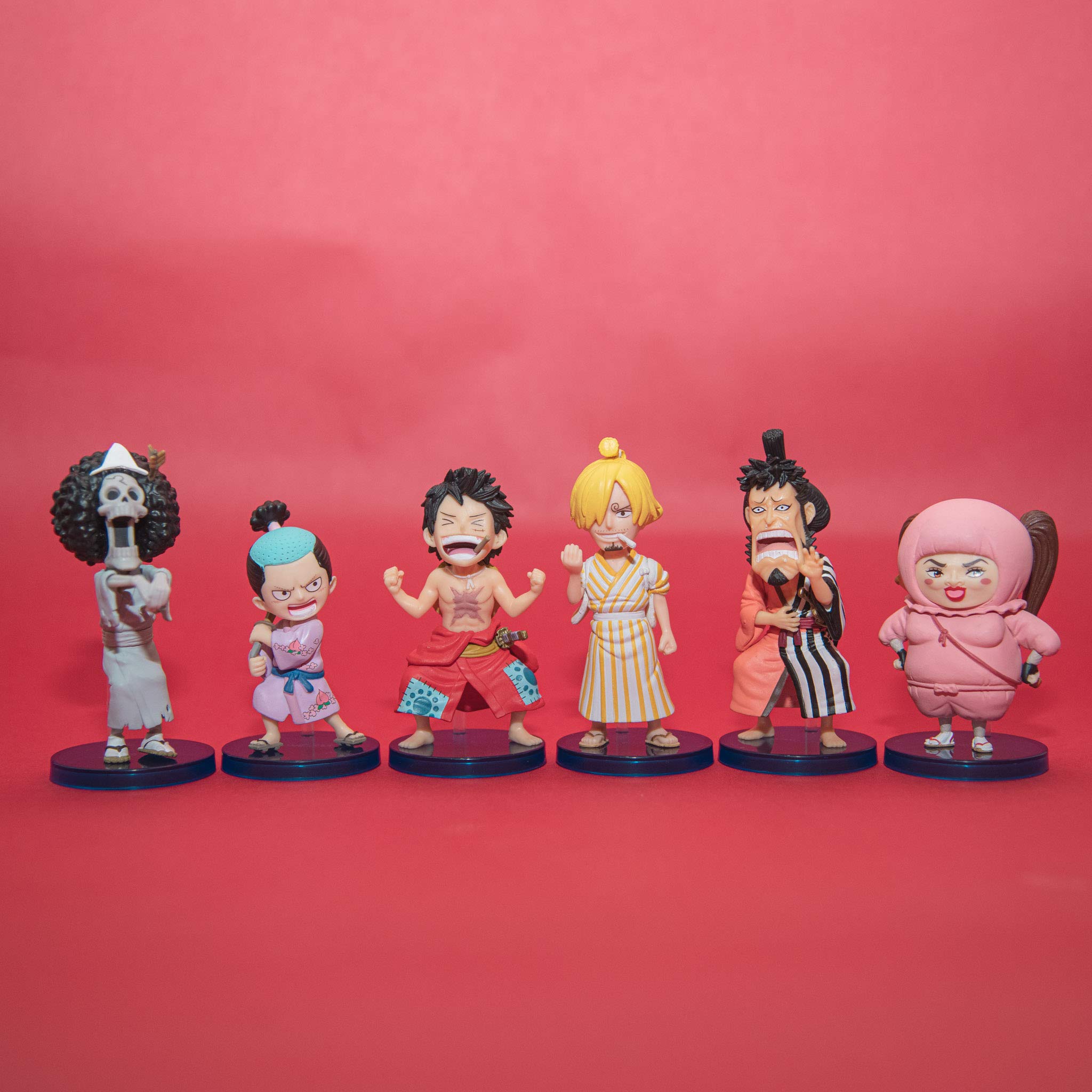 Banpestro One Piece World Collectible Figure - Wanokuni 3 - (Set of 6)
