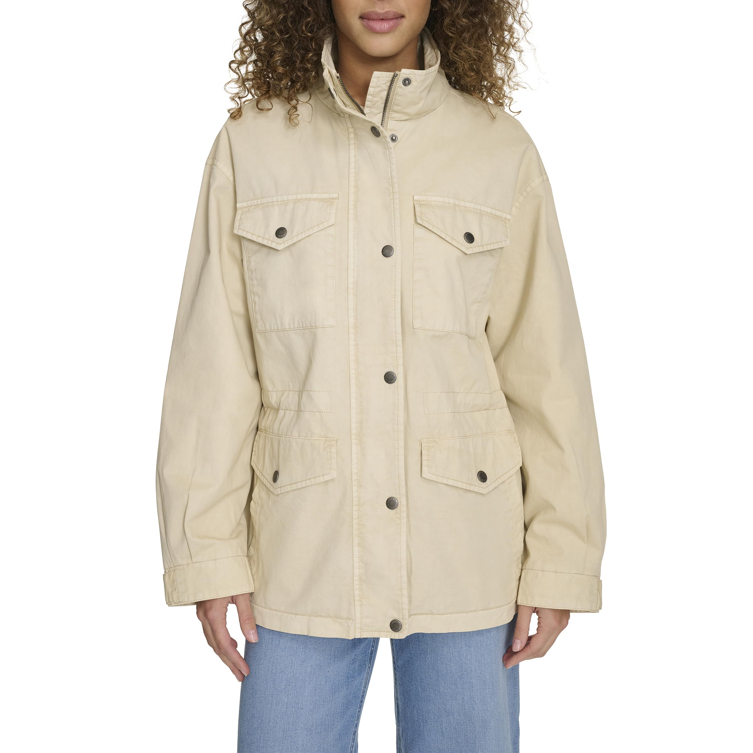 Levi's Women's Levi's Women's 4-pocket Stand Collar Military Jacket