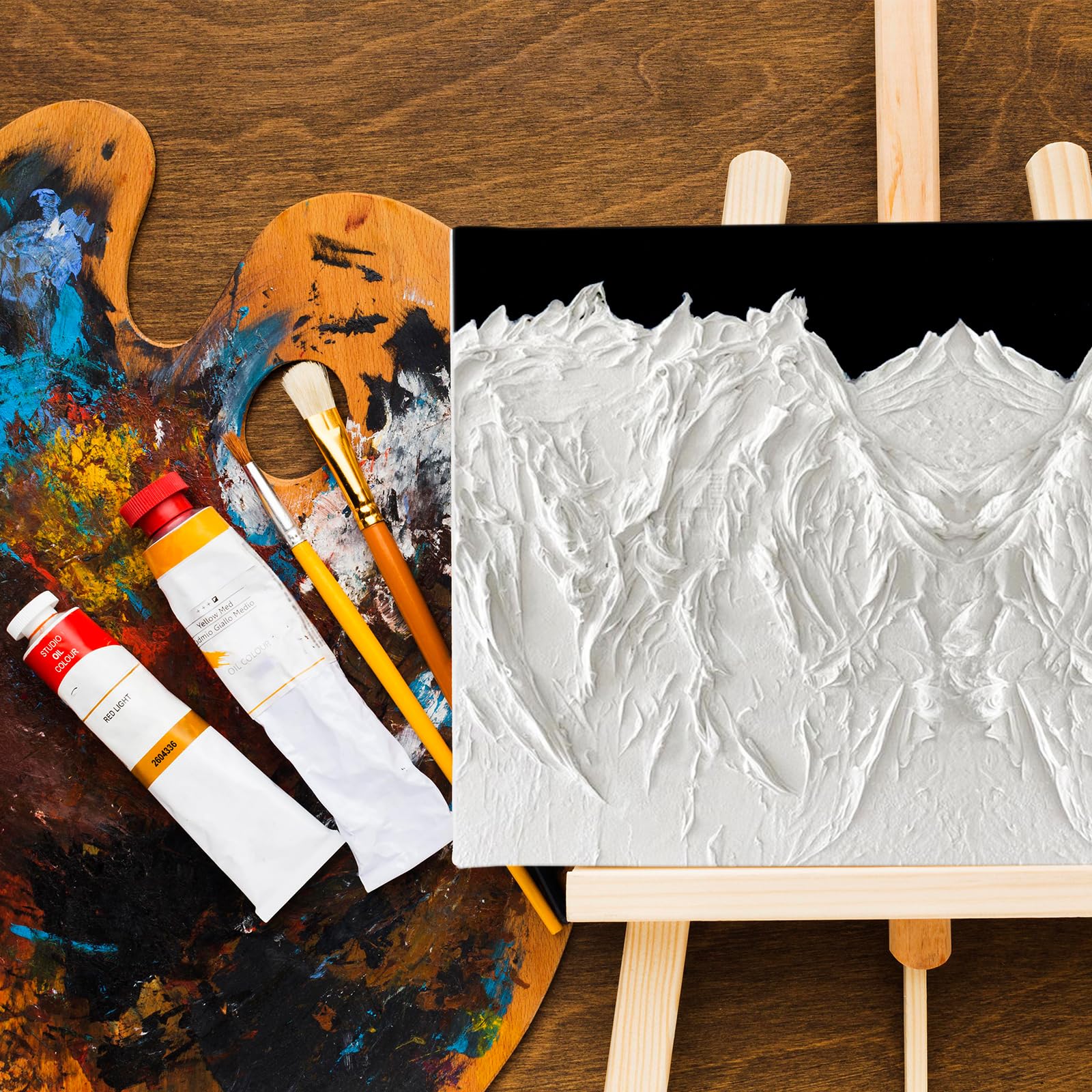 Falling in Art Modeling Paste for Acrylic Painting, 16.9Oz Acrylic Textured Paste, Lightweight Moddeling Paste for Textured Art - Image 5