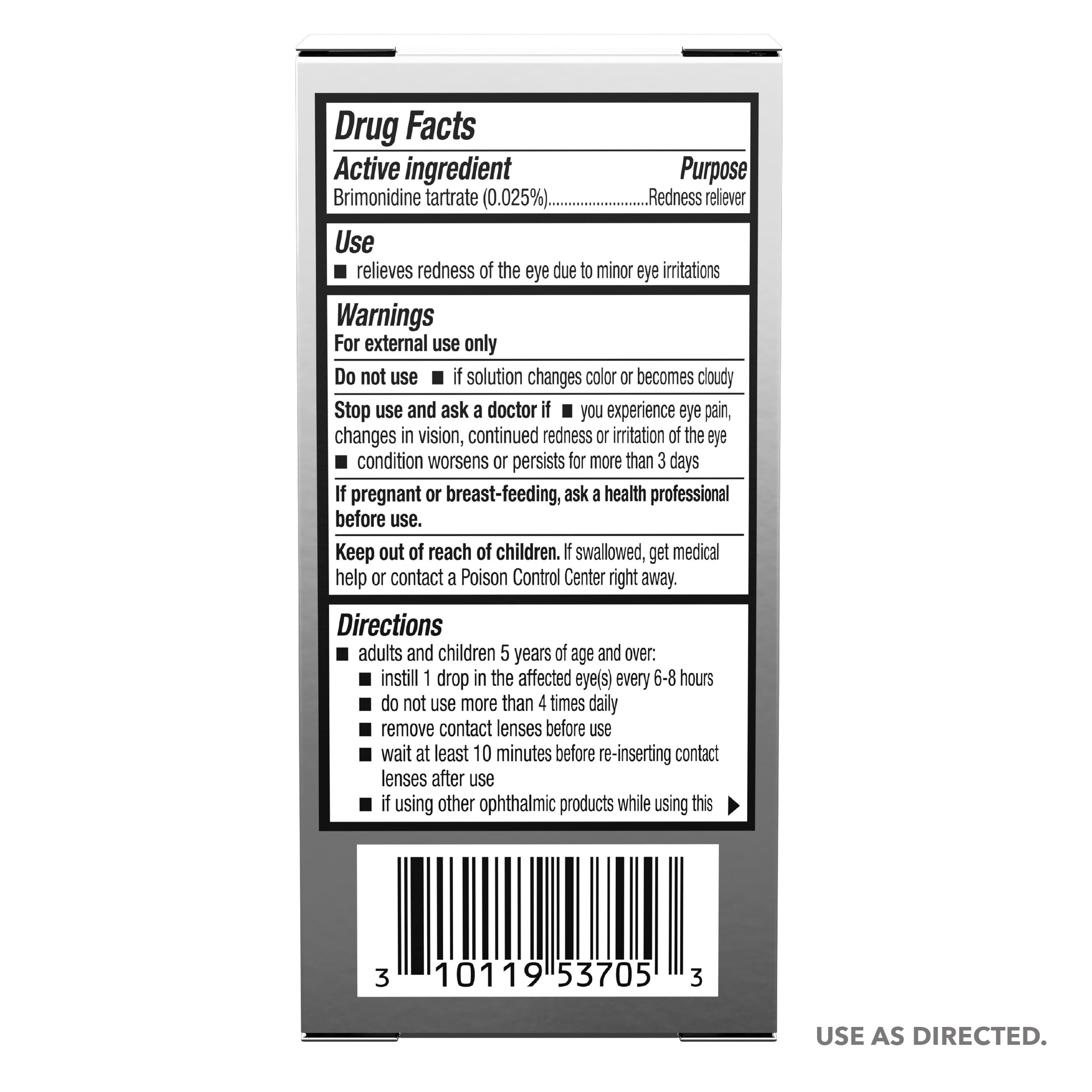LUMIFY Redness Reliever Eye Drops, for Whiter & Brighter Looking Eyes, 0.17 Fl Oz (5 mL)