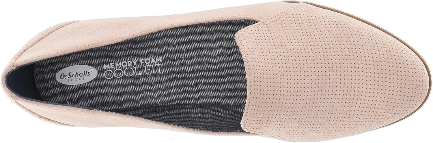 Dr. Scholl's Shoes Women's Dawned Loafer 6 Blush Microfiber