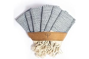 Smyrna Turkish Cotton Light Blue Kitchen Towels: A Refreshing Addition to Your Kitchen