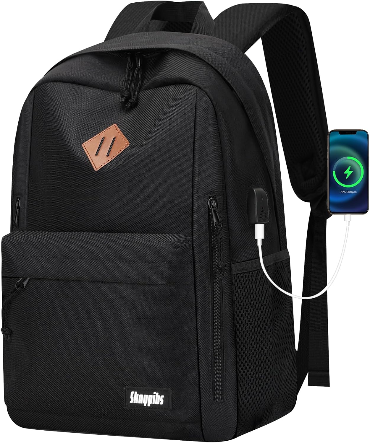 Amazon.com: Black Backpack for School - 17.3 Inch