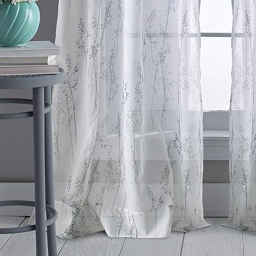 Miniatura 4 de DKNY Whisper - Cortina transparente para ventana, panel individual, 95 pulgadas, lino