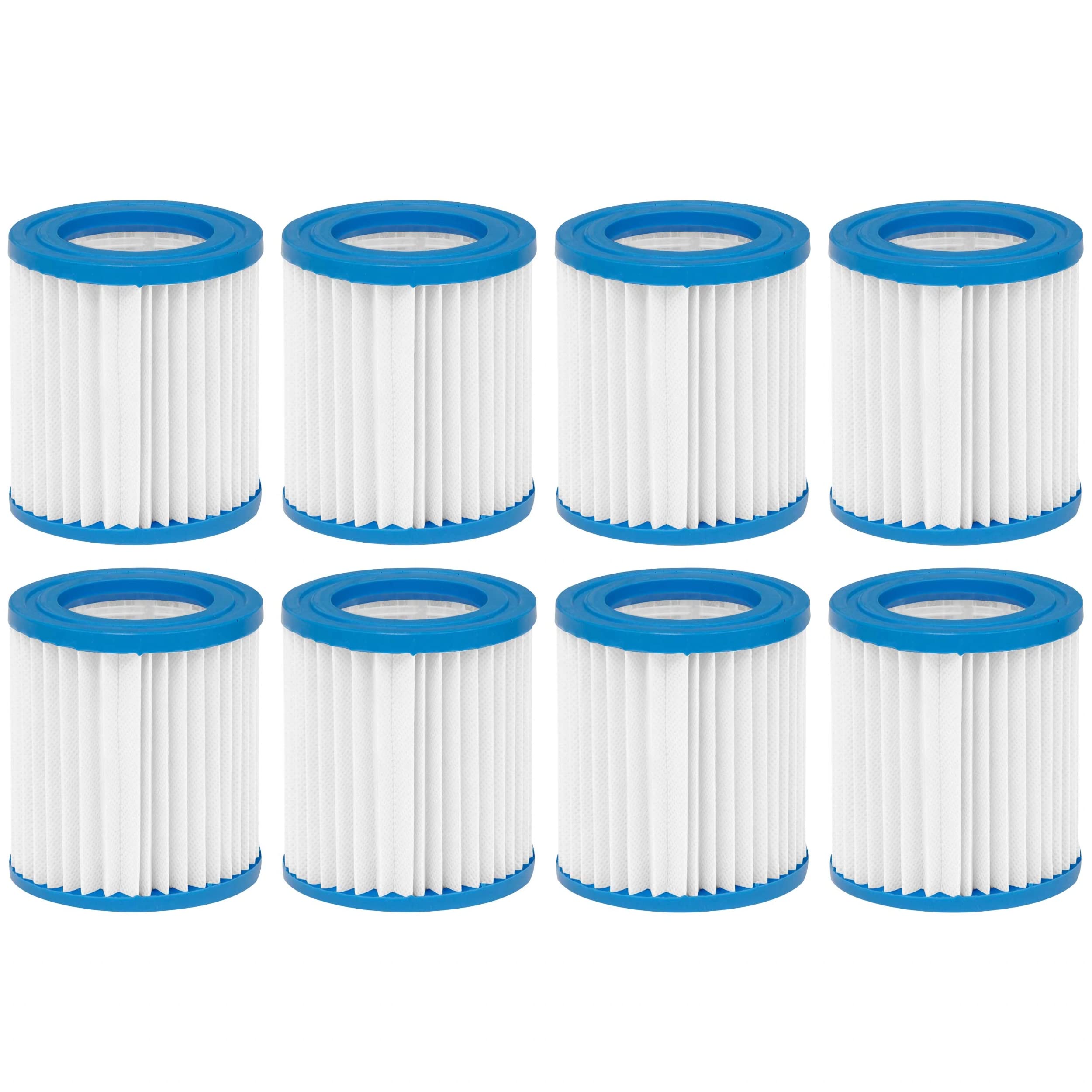 Dellonda Swimming Pool Filter Cartridge, Use for DL18 & DL21, Pack of 8 - DL122