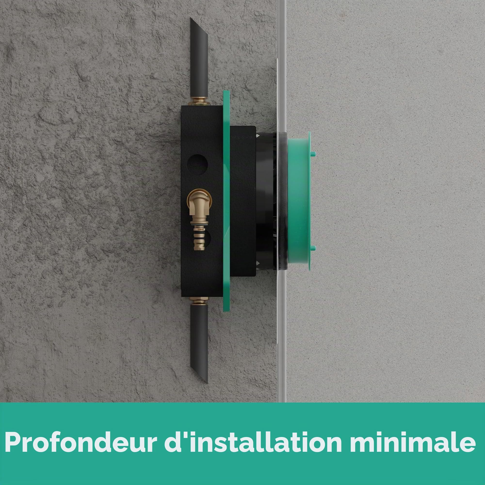 hansgrohe iBox universal 2 - Corps d'encastrement compatible avec toutes les nouvelles robinetteries douche et bain/douche mécaniques et thermostatiques encastrées (à partir de 2023)